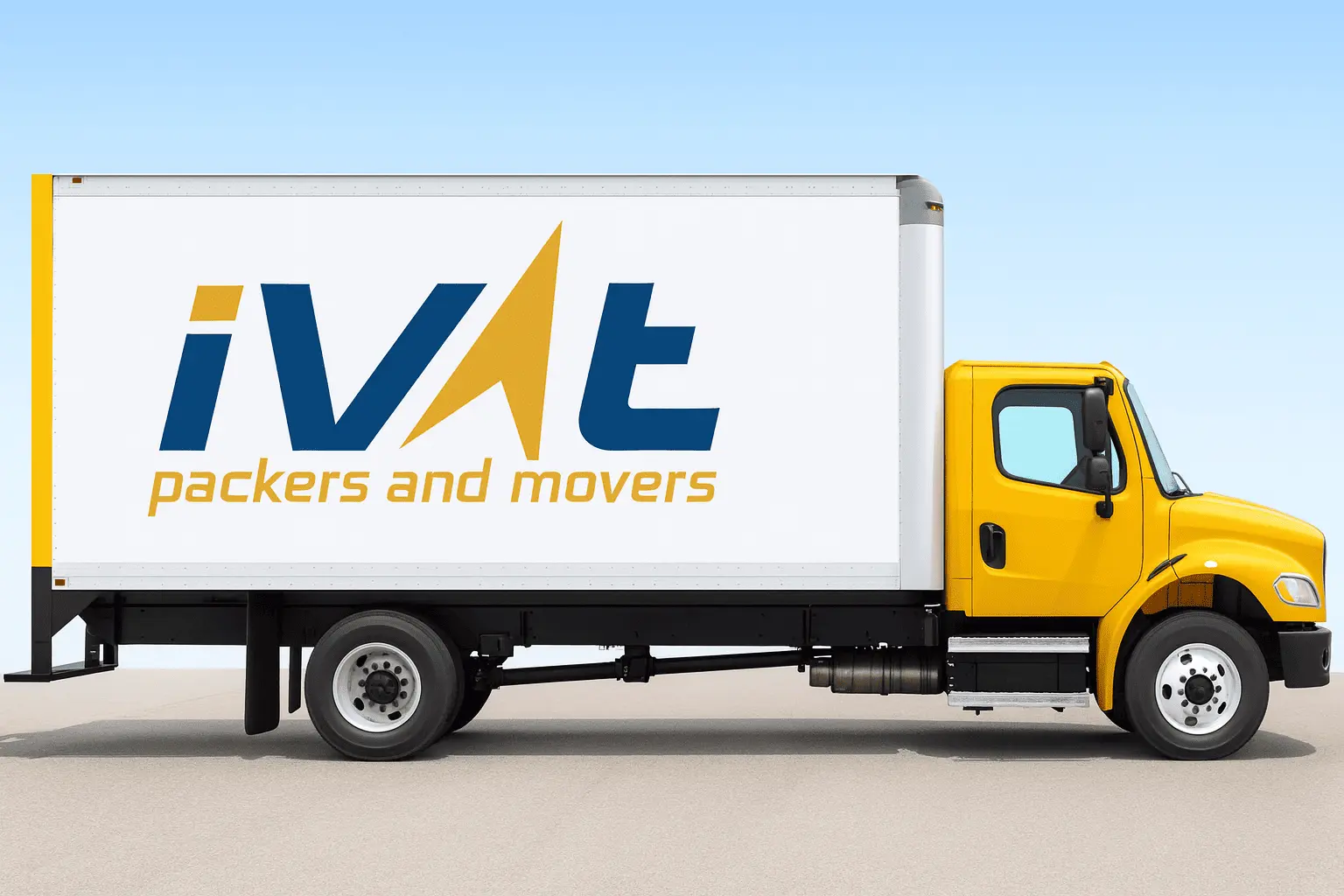 Professional movers with boxes